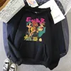 Bluzy męskie 2024 zabawne anime gorylaz kreskówka mannen harajuku print Lange Mouwen Casual Hoody Tryb zimowy punkowy stijl hooded swa