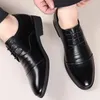 Dress Shoes Men's Elevator Platform Breathable Casual Business Genuine Leather Heightening Flat/6CM Taller Male