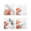 200PCS Aluminium Foil Remover Wraps Nail Art Soak Off Acrylic Gel Nail Polish Removal Cotton Nail Cleaner Tool