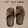 Eva Men Sandals Flip Flops Man Slippers Solid Color Simple Nonslip Soft Sole Courpection Shower Outdoorfカップルシューズ240417