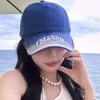Ball Caps Korean Niche Gradual Change Of Color Sweet Women's Hats Summer Fashion Letter Embroidery Fringed Versatile Baseball