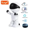 Övervakare Tuya Alexa Echo Baby Monitor WiFi Twoway Audio Robot Camera 1080p HD Network ip Night Vision Motion Detection Smart Home Shojzj