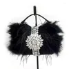 Sacs de soirée 2024 Léger Luxury Fashion Brand Water Diamond Ostrich Feather Sag Dîner Banquet Handheld Straddle Adddle