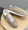 Factory Sale -- Men Prax 01 Runner Trainers Shoes Suede & Grain Leather Sneakers Light Rubber Sole Sports Perfect Brand Daily Skateboard Walking Originl Box