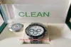 Clean Maker Mens Watch CF Ultrathin 40 mm x 125 mm Kosmograf 116500 PANDA Chronograph Ceramic CAL4130 Mocne