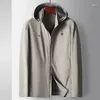 Men's Trench Coats 2024 Spring Style Coat Men Fashion England Mens Casual Outerwear Jacket Clothing Size M-3XL