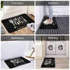 Carpets tous les outils dont vous avez besoin pour faire des petits arbres - Texte blanc 3D Soft non glip tapis tapis de tapis pavé de tapis Bob Ross