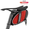 Сумки Rockbros Bike Saddle Bag 3D Shell Rainpression Offerice Bicycle Back Shockper -защита от велосипедного пакета задней пачки MTB Accessories