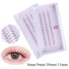 Vshaped Eyelash Clusters Curling Singlecluster Eyelashes Natural Cross Mixed Fairy Grafting Lashes False Makeup Tool 240420