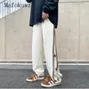 Męskie spodnie American Retro Star Printed Sweatspanty High Street Prosta szeroka noga sport luźne swobodne spodnie męskie ubrania męskie ubrania