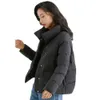 Womens Stand Up Collar Down Jacket Version Light and Thin New Short Autumn Winter Small Stature Style {category} Rljq