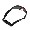 Tillbehör Rockbros Polariserade 5 linser Cycling Solglasögon Black UV400 Cykelglasögon Bike Eyewear för man Fiske cykelglas 29G