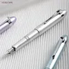 Pens Nowy Hongdian M1 Mini Fountain Pen Extra Fine/ Fine Blade Long Nóż Nib Submarine Kształt Aluminiowy Krótki Kieszonkowy Pen GiFr