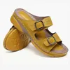 2023 Wedges Sandals 신발 여성 패션 벨트 버클 플랫폼 야외 걷는 슬리퍼 Nonslip Open Toe Ladies 240409