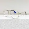 Okulary przeciwsłoneczne ramy wysokiej jakości stopu okrągłe owalne okulary retro marka projektant ręcznie robione okulary podwójne mostek luksusowe klasyki