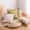 Pillow Inyahome Conjunto de 2 capas macias de luxo Bordas sob medida de serapilheira