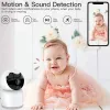 Monitors Tuya Wi -Fi IP kamera 1080p HD HD Baby Monitor Dwukrase audio Baby Cry Wykrywanie Temeratury Nocna Noc