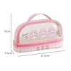 Student Double Layer Stationary Organizer Pen Bag Pencil Box Case School Supplies