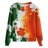 Sudadera con capucha para mujeres para mujeres chicas St Patricks Día de estampado sudadera sin capucha o cuello