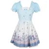 Party Dresses Princess Sweet Lolita Dress Candy Rain Japanese Style Summer Uppfriskande Chiffon Printing C16AB6084