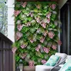 Decorative Flowers Simulated Green Plant Walls Balconies Plastic Fake Lawns Flower And Doorstep Background Greening