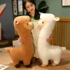 Poupées grandes guérison romantique alpaga animal en peluche simulation jouet alpaca fille en peluche cadeau