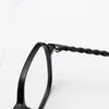 Sunglasses Frames Brand Big Frame Goddess Plain Face Mirror Leather Wrap Leg Plate Male Female Optical Reading Prescription Eyeglasses