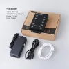 Hubs Sipolar 10 Ports Industrial USB Hub med 12V5A Power Adapter Syncs Data Transfer A300 för Bitcoin Miner Cryptocurrency Mining