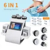 6 en 1 40k Vaguum Lipo Ultrasonic Cavitation Radio Fréquence Multipol Rf Corps Slimming Machine Skin soulève anti-rides