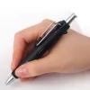 Długopisy 1pcs Tombow Push Ballpoint Pen Krótki BCAP Outdoor Sports Inżynieria powietrza Pióro Pióro Oley Czarna 0,7 mm dla studentów papierniczy