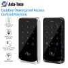 Controllo IP67 Waterproof RFID 125KHz Access Control KeyPad Touch Screen Access Controlter Sistema di blocco della porta elettronica Smart Wiegand Reader