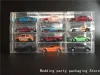 Автомобили 8.2x4.3x4,1см ПВХ Clear Matchbox Tomy Toy Car Model 1/64 Tomica Hot Wheels Dust Paul Proof Display Box Box 50/100pcs 3x4x8.2