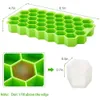 Ferramentas bandeja de cubo gelo gelo honeycomb molde alimento alimento moldes de silicone flexíveis para cauda de uísque s