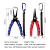 Accessoires Ilure Fishing Pliers Multifinectional 420 Pêche en acier inoxydable Fiche ciseaux Strauf