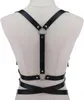 Belts Women Goth Harness Pu Leather Adjustable Studded Decor Gothic Lingerie Bondage