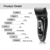 Clippers Kemei KM8013 Electric Shaver Reciprocating Rechargeable Shaver with Double Head Hair Trimmer Face Care