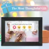 Kontroll 10 "Digital Photo Frame Smart WiFi Picture Frame IPS Pekskärm 1280*800 med 32 GB lagringsappkontroll för familjens gåva