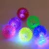Toys Led Blinking Cat Ball Cat Toy Colorful Pet Dog Rubber Chew Bell Ball Spela Toy Safe and Nontoxic Extratough Rubber Material