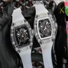 Watch Wrist Richamill Rakish Mechanical Cool Tv Factory Rms055 Mens Fashion Trend Hollow Snow 317g 2023 Luxury Style