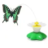 Toys Automatic Electric Rotation Cat Toy Colorful Birdfly Bird Animal Forme Plastic Funny Pet Dog Interactive Toys Pet Supplies