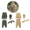 Accessories 3D Ghillie Suit Set Sniper Train Jungle Forest Woodland Hunting Camouflage