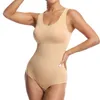 Forma din figur med Womens Bodysuit Full Body Shapewear Tummy Control Corset Slimming Midje Reduction 240415