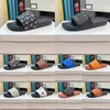 Paris Slides Mens Womens Summer Slippers Beach Shoes Home Room Black White Flat Scuffs Sliders Fashion кожа резиновый рисунок сандалии роскошные сандалии Sandale