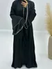 Этническая одежда Eid Pagoda Dubai Kimono abaya 3 Piece Set Luxury Мусульманские наборы Kaftan Modest For Women Caftan Ansembles Marocain