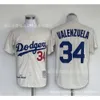 Jerseys de football Dodgers Jersey 42 Robinson 34 Valenzuela