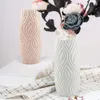 الديكور البلاستيك المزهريات المنزلية الحديثة على غرار الأزهار الشمال ترتيب غرفة المعيشة وعاء زهرة اوريغامي للداخلية
