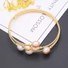 Strands Natural Fresh Water Pearl Bracelet Inlay Rice Shape Original Pearls Charm Bracelet Jewellery for Men Women Elastic Rope Jewelry