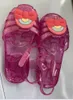 Girls Sandals Summer Rainbow Bow Kdis mignon Chaussures Jelly Fashion Princess Beach Infant Girl 'S Sandal 240408