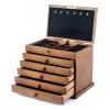 Jewelry Settings Der Box Organizer Storage Chinese Style Pine Wooden Large High Capacity Luxurious Solid Wood Necklace Earrings Drop D Otjvm