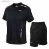 Suits-survêtements pour hommes Mens Sportswear Running Fitness Gym et ensemble Taille 5xl d'été 2022 YQ240422